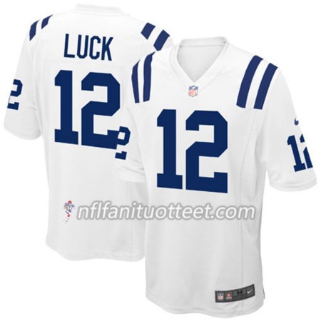 Miesten Indianapolis Colts NFL Pelipaita Andrew Luck 12 Nike Valkoinen
